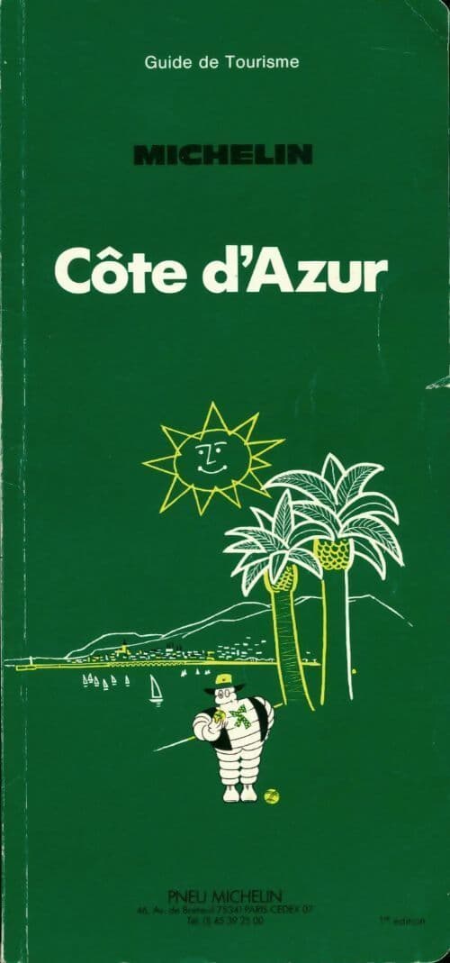 Côte d'Azur 1987 - Michelin Travel Publications