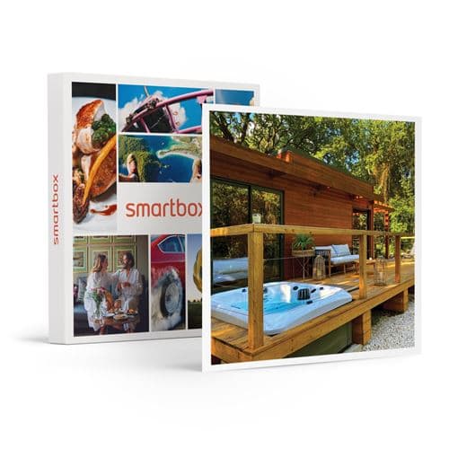 SMARTBOX - Coffret Cadeau Séjour de 2 jours en lodge avec bain bouillonnant, VTT et dégustation près de Nîmes-Séjour