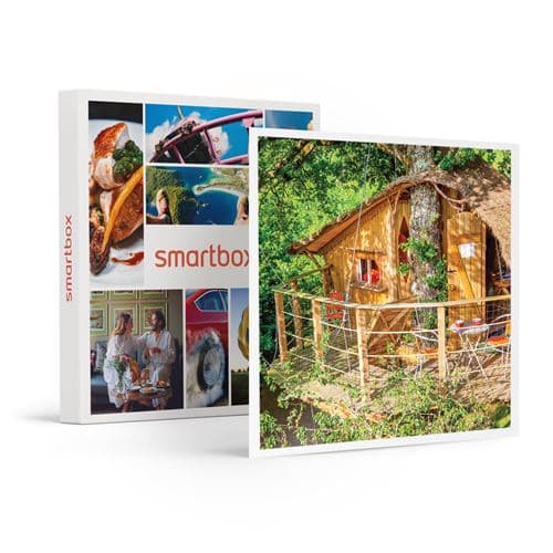SMARTBOX - Coffret Cadeau 2 jours insolites en cabane dans les arbres en famille avec chasse aux trésors près de Poitiers-Séjour