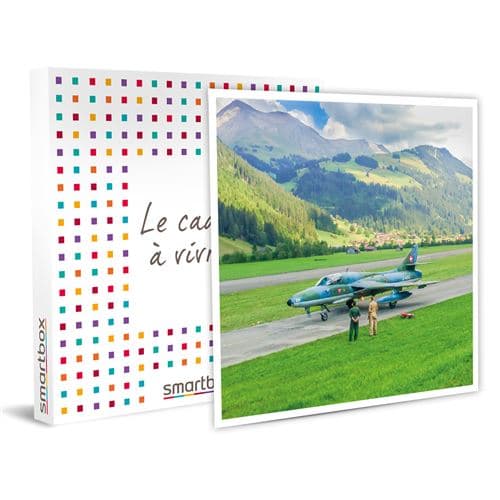 SMARTBOX - Vol exclusif en Suisse à bord d'un avion Hawker Hunter jet fighter - Coffret Cadeau Sport & Aventure