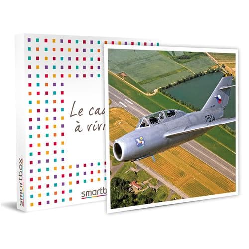 SMARTBOX - Pilote d’un jour en République tchèque : vol de 20 minutes en avion de chasse MIG-15 - Coffret Cadeau Sport & Aventure