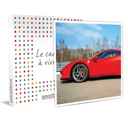 SMARTBOX - Sensations pilotage : 6 tours en Ferrari F8 Tributo sur le circuit de Magny-Cours - Coffret Cadeau Sport & Aventure